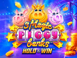 3 Magic Piggy Banks Hold & Win