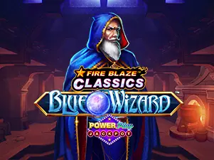 Fire Blaze: Blue Wizard Powerplay Jackpot